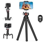 ZOINSHOT Mini Flexible Tripod, Camera Phone Tripod Stand with Phone Holder