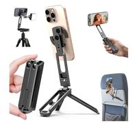 ZOINSHOT Portable and Foldable Metal Magnetic Tripod for iPhone Magsafe, Pocket Mini Phone Tripod Stand, Compatible with iPhone 17/16/15/14/13/12 Series for Travel Vlog Photography Video Recording