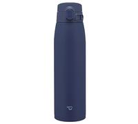 Zojirushi Mahobin SM-VB95-AM Stainless Steel Mug, Water Bottle, Large Capacity, 33.4 fl oz (950 ml), One-Touch Type, Seamless Stopper, Only 3 Cleaning Points, Marine Blue