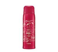 Zojirushi SJ-JS10RA Stainless Steel Bottle Mug, 18-8 Steel, Red