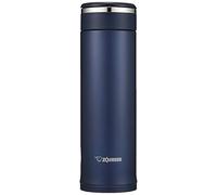 Zojirushi SM-JF48-AD Water Bottle, Stainless Steel Mug, Bottle, Direct Drinking, Lightweight, Cold Retention, 16.2 fl oz (480 ml), Navy