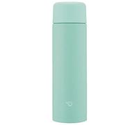 ZOJIRUSHI SM-MA35-AL Water Bottle, Seamless Stop, Small Capacity, 11.8 fl oz (350 ml), Screw, Stainless Steel Mug, Soft Turquoise, Integrated Gasket, Easy Care, 2 Wash Pieces Only