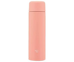 Zojirushi SM-MA35-PM Water Bottle, Seamless Stopper, Small Capacity, 11.8 fl oz (350 ml), Screw, Stainless Steel Mug, Dahlia Pink, Integrated Washer and Washer, Easy to Clean, Only 2 Pieces