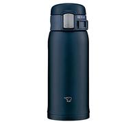 Zojirushi SM-SF36-AD Water Bottle, Direct Drinking, One-Touch Opening, Stainless Steel Mug, 12.2 fl oz (360 ml), Navy