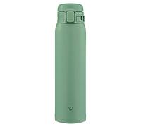 Zojirushi SM-STA60-GD Water Bottle, Direct Drinking, One-Touch Opening, Stainless Steel Mug, 20.3 fl oz (600 ml), Khaki