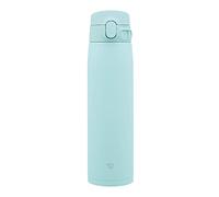 Zojirushi SM-VA72-AM Water Bottle, One-Touch Stainless Steel Mug, Seamless, 24.3 fl oz (720 ml), Mint Blue