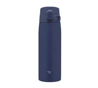 Zojirushi SM-VB60-AM Mahobin Stainless Steel Mug, Water Bottle, Large Capacity, 20.3 fl oz (600 ml), One-touch Type, Seamless Stopper, Only 3 Cleaning Points, Marine Blue