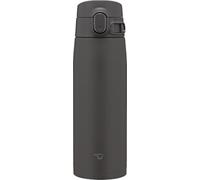 Zojirushi SM-VB60-BM Stainless Steel Mug, Large Capacity, 600ml, Type One-Touch, Seamless Lid, Only 3 Cleaning Points, Soft Black
