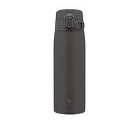 Zojirushi SM-VB60-BM Stainless Steel Mug, Water Bottle, Large Capacity, 20.3 fl oz (600 ml), One-Touch Type, Seamless Stopper, Only 3 Cleaning Points, Soft Black