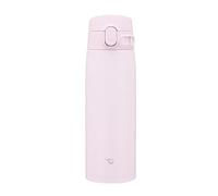 Zojirushi SM-VB60-PM Stainless Steel Mug, Water Bottle, Large Capacity, 10.2 fl oz (600 ml), One-Touch Type, Seamless Stop, Only 3 Cleaning Points, Soft Pink