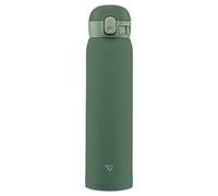 Zojirushi SM-WA60-GD Water Bottle, One-Touch Stainless Steel Mug, Seamless 0.60 L Khaki