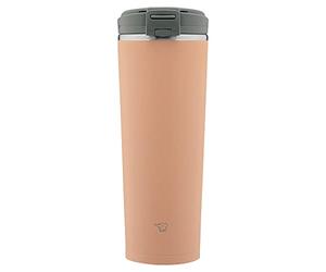 Zojirushi Stainless Carry Tumbler, 14-Ounce, Cinnamon Beige