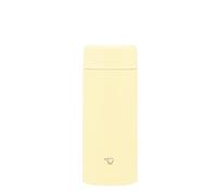 Zojirushi Su-AA36-YM Mahobin Stainless Steel Mug Water Bottle, 12.2 fl oz (360 ml), Screw Type, Dishwasher Safe, Seamless Tub, Only 2 Cleaning Points, Pale Citrus