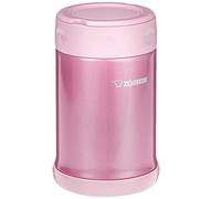 Zojirushi SW-EAE50PS Stainless Steel Food Jar 16.9 -Ounce/0.5-Liter Shiny Pink