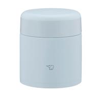 ZOJIRUSHI SW-KA30-HL Mahobin Stainless Steel Thermal Soup Jar, Lunch Jar, Seamless 10.1 fl oz (300 ml), Ice Gray, Integrated Lid and Seal, Easy to Clean, 3 Pieces Only