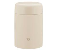 Zojirushi SW-KA52-CM Stainless Steel Insulated Soup Jar, Lunch Jar, Seamless 18.3 fl oz (520 ml), Beige, Integrated Lid and Seal, Easy to Clean, 3 Pieces Only