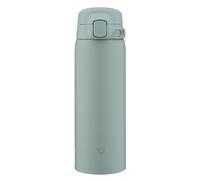 Zojirushi Thermal Mug SU-BA48-GM, Dishwasher-safe, One-piece Cap, Lightweight and Compact, Vacuum Insulation, Warm and Cold Drinks, One-Touch Open (Green, 480 ml)