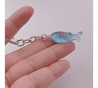 ZOJK Blue Whale Shark Fish Keychain - Marine Life Animal Keychain