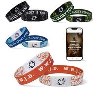 ZOKCC Daily Bible Verse Bracelets with NFC: Personalized Daily Inspiration Bible Verse Bracelet for Women Men, Regular (6.7 inches), no gemstone
