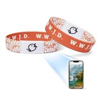 ZOKCC Daily Bible Verse Bracelets with NFC: Personalized Daily Inspiration Bible Verse Bracelet for Women Men, Regular (6.7 inches), no gemstone