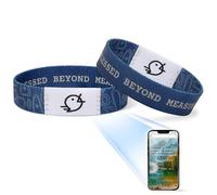 ZOKCC Daily Bible Verse Bracelets with NFC: Personalized Daily Inspiration Bible Verse Bracelet for Women Men, Small (6.3 inches), no gemstone