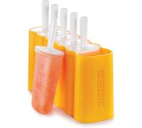 (Mod 6 Pops - Orange) Zoku Slow Pops Silicone Ice Lolly Moulds