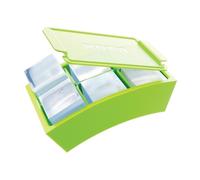 ZOKU Jumbo Ice Cube maker - Food safe silicone makes 12 perfect square ice cubes