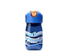 Zoku Kids Flip Straw Bottle 415ml - Shark