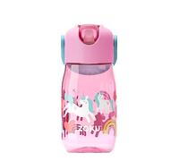Zoku Kids Flip Straw Bottle 415ml - Unicorn