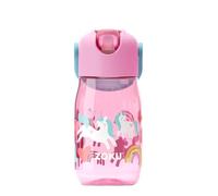 Zoku Kids Flip Straw Bottle 415ml - Unicorn