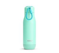 Zoku Powder Coated Bottle, Black | 18oz, Double Walled Vacuum Insulated - Aqua