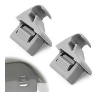 ZOKYUYS® 2PCS Sun Visor Holder Clip Compatible with Mitsubishi Outlander Lancer EVO 10 ASX 2012-2016 Replace MR654343 MR654610 / Grey