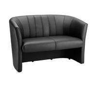 Zola Leather Twin Tub Reception Sofa, Express Delivery