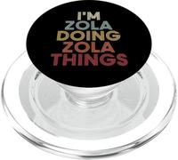 Zola Name Zola Personalized Name First Given PopSockets PopGrip for MagSafe