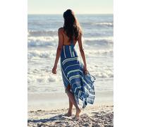 Zola Sweater Dress by free-est at Free People in Washed Indigo Combo, Size: Medium - female