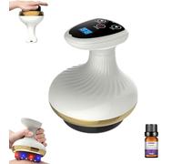 Zolara 4 in 1 Anti Cellulite System, Zolara Cellulite Kit, More Toned Skin, Adjustable Suction, USB C Rechargeable Digital Display, Friendly for All Skin Types (Gold High-end)