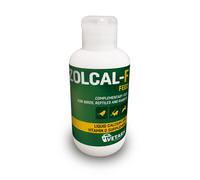 Zolcal-F Feed |Liquid Calcium & Vitamin D3 Supplement for Birds, Reptiles & Rabbits | Water-Soluble | 120ml