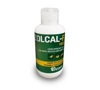 Zolcal-F Feed |Liquid Calcium & Vitamin D3 Supplement for Birds, Reptiles & Rabbits | Water-Soluble | 120ml
