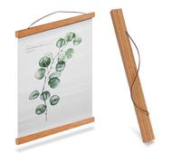 ZOLGINAH Poster Strip, Poster Strips, A2 Wooden Picture Frame, 41 cm, Magnetic Picture Rail, Poster Hanger, Poster Roll for Hanging Posters, Photos
