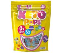 Zolli Keto Pops Sugar Free, Vegan, Gluten Free, Diabetic Friendly, Resealable Bag 4.2 oz