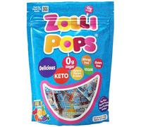 Zollipops Clean Teeth Assorted Flavours Lollipops 6oz (170ml) Anti Cavity Sugar-Free Sweets for Healthy Smile Great for Kids, Diabetics, Vegans and Keto Diets