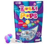 Zollipops Clean Teeth Pops, Sugar-Free, Blue Raspberry-Grape, 5.2 oz