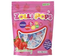 Zollipops - Easter Strawberry Pack - Clean Teeth Lollipops | Anti-Cavity, Sugar Free Candy With Xylitol For Healthy, Clean Teeth - Great for Kids, Diabetics & Keto Diet, 3.1 Oz