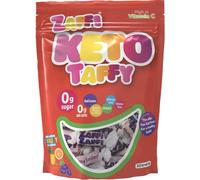 Zollipops KETO Taffy 5oz Resealable Pouch - Sugar-Free, Low-Carb Chewy Treats for Satisfying and Delicious Snacking