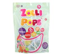 Zollipops Lollipops The Clean Teeth Pops, Anti Cavity Lollipops, Tropical Fruit Flavours, 5.2 ounces, 23-25 Count