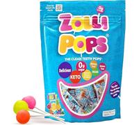 Zollipops, Sugar Free Lollipop - Gluten Free, Non GMO, Vegan and Kosher Safe, Lollipop Assortment - 8 x 45g Bag