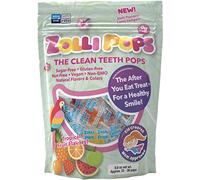 Zollipops The Clean Teeth Pops, Anti Cavity Lollipops, Delicious Flavors, Tropical, 8oz