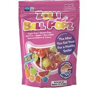Zollipops Zolli Ball Popz Lollipops Clean Teeth, Natural Fruit, 170 g