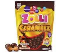 Zollipops Zolli Caramelz Clean Teeth Candy (3 Ounce ) - Dark Chocolate