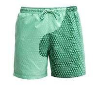 Zoloyo Men's Change Color Beach Shorts, Men Swim Trunks Water and Temperature Change Color Quick Dry Summer Beach Shorts Swimwear for Boys Pants Elasticated Waist